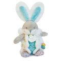 Miniatyrbillede 2 af 4: DOUDOU OG SELSKAB Sukkerkanin - Sæt med Sundhedspasbeskytter + Doudou Mandel