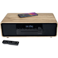 Pikkukuva 1 / 6: Bluetooth-mikrojärjestelmä - THOMSON - Musta - FM/CD/MP3/USB/Induktioradio, 60W, Taajuuskorjain, Kaukosäädin, Virtalähde. 230V Sort og lys eg