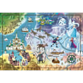 Miniatyrbillede 1 af 3: Puslespil 1000 brikker: Disney Story Maps: Frost