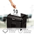 Pikkukuva 3 / 4: Asiakirjansilppuri - FELLOWES - Powershred 10M - Mikroleikkaus - 10 arkkia - Optimaalinen turvallisuus