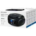 Miniatyrbillede 1 af 2: Bærbar CD-afspiller - CD62NUSBBT - Sort - Bluetooth - USB - FM-radio sort