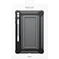 Miniatyrbillede 3 af 6: Forstærket bagside - Samsung - Galaxy Tab S9+ - Sort - Militær modstand - Ståfunktion sort