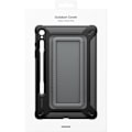 Miniatyrbillede 6 af 6: Forstærket bagcover - Samsung - Galaxy Tab S9 - Sort - Militærmodstandsdygtig - Stand-funktion