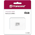 Miniatyrbillede 2 af 3: TRANSCEND 4GB Class10 microSD-kort - Uden adapter