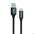 Miniatyrbild 3 av 4: Kabel Datum, USB, Micro-USB, 2,1 A, 1 m - ColorWay (CW-CBUL004-MT) - Svart