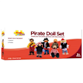 Miniatyrbillede 2 af 2: Pirattrædukker - sæt med 6 - Legetøj efter univers - Imitationsspil - Pirater