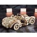 Miniatyrbillede 4 af 4: 3D racerbilpuslespil - UGEARS - Drift Cobra racerbil - mekanisk træmodelsæt - 370 stykker Træ