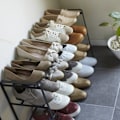 Miniatyrbillede 5 af 5: Yamazaki Home 3-lags skostativ Skostativ sort 41,0 til 70,0 x 46,0 x 25,0 cm sort