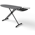 Miniatyrbillede 1 af 3: Bordplade Plusboard, 42 cm x 125 cm, 100% bomuld, Ideel til Dampcentraler, Højdejusterbar, Strygejernsholder, Lukkesystem Mørkegrå