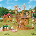 Miniatyrbild 5 av 6: Miniatyrfigur - SYLVANIAN FAMILIES - Bebisarnas zipline - Henry the baby cream rbit - Flerfärgad Flerfärgad