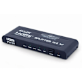 Miniatyrbillede 1 af 3: Video/lydsplitter - GEMBIRD - DSP-4PH4-02 - HDCP-kompatibel - 3D-understøttelse - HDTV-understøttelse