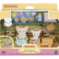 Pikkukuva 3 / 5: Fennec-pikniksetti - SYLVANIAN FAMILIES - 2 hahmoa, pyörä ja tarvikkeet Flerfärgad
