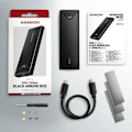 Miniatyrbild 3 av 4: Axagon Extern SSD-hårddisk Metallisk USB-C-kabinett 10 Gbit/s för M.2 NVMe SSD-diskar