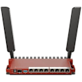 Miniatyrbild 1 av 2: Mikrotik L009UiGS-2HaxD-IN enkelbands Gigabit Ethernet trådlös router (2,4 GHz) Röd