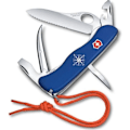Miniatyrbillede 1 af 4: Schweizer Messer - Victorinox - Skipper Pro - 111 mm - 12 Funktioner - Blå Blå
