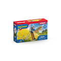 Miniatyrbillede 3 af 6: Parachute Rescue, Schleich æskesæt med 1 faldskærm, 1 menneskefigur og 1 dinosaur, forhistorisk legetøjssæt Flerfärgad