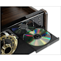 Pikkukuva 2 / 6: VICTROLA EMPIRE Vinyylilevysoitin - 6 in 1 - Espresso - Radio, Kasetti, CD, Bluetooth - Musta