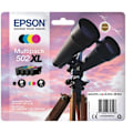 Miniatyrbillede 1 af 2: EPSON Multipack 502 XL - Kikkert - Sort, Cyan, Gul, Magenta (C13T02W64020)