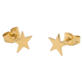 Miniatyrbillede 1 af 3: Øreringe - Suck UK - Stjerner - Rustfrit stål - Guld - Stud/Push guld-