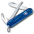 Miniatyrbillede 1 af 2: My First 0.2373.T2 schweizisk lommekniv - VICTORINOX - Gennemskinnelig blå - Nikkelbelagt stål gennemskinnelig blå