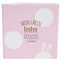 Miniatyrbillede 3 af 3: Doudou et Compagnie - Rabbit - Sæt med slippers og rangle Rosa 0-6 måneder Flerfarvet