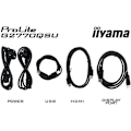 Miniatyrbillede 5 af 6: PC-skærm - IIYAMA - G2770QSU-B6 - 27" QHD - Hurtig IPS - 180Hz - 0.2ms - HDMI/DP/USB HUB - Højttalere - Sort