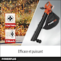 Pikkukuva 3 / 6: Dual Power 3-in-1 Akku-puhallin POWDPG75270 - 40 V, 210 km/h, ilman akkua tai laturia