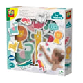 Miniatyrbillede 1 af 3: Badelegetøj - SES - Safari junior skumbadedyr - 14 stk - Grøn - Blandet Flerfärgad