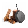 Miniatyrbillede 3 af 4: Støbejernspande, 30cm, non-stick, CookKing, 1214060 harmaa