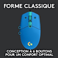Miniatyrbillede 4 af 6: Gaming mus - Kablet - LOGITECH G - G203 - LIGHTSYNC - RGB - USB - Blå