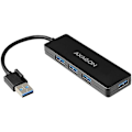 Miniatyrbillede 2 af 2: USB-C-hub - AXAGON - HUE-G1A - 4 porte USB 3.0 - Superspeed - Sort