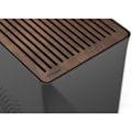 Pikkukuva 2 / 6: PC-kotelo - FRACTAL DESIGN - Era 2 Charcoal - m-ITX, 2 120 mm tuuletinta, USB3.1 Type C, PCIe 4.0 nousukortti