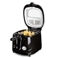 Miniatyrbillede 2 af 3: Klassisk elektrisk frituregryde - DOMO DO461FR - 2,5L - Sort - Justerbar termostat - Cool Touch Svart