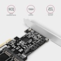 Miniatyrbillede 4 af 4: AXAGON PCES-SA4M2 PCIe Controller 2X Intern SATA 6G Port + 2X Intern M.2 B-Key SATA Port + LP - 8595247906984