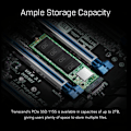 Pikkukuva 2 / 3: Transcend 500 Gt M.2 2280 PCIe Gen3x4 NVMe TLC