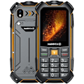 Miniatyrbillede 1 af 4: HAMMER Boost 2 LTE IP68 2,4 - Robust telefon til professionelle og entusiaster - Sort og orange