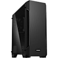 Pikkukuva 1 / 4: Zalman S3 TG Mid Tower ATX PC-kotelo lasipaneelilla - musta - TU