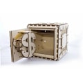 Miniatyrbillede 4 af 6: UGEARS pengeskab i træ - Mekanisk 3D-puslespil - Funktionel - Brun - 179 brikker Beige
