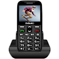 Miniatyrbillede 1 af 3: EVOLVEO EasyPhone XR sort med ladeholder