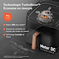 Miniatyrbillede 3 af 6: COSORI Fritøs uden olie Turbo Blaze Chef Edition 6 liter sort