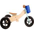 Miniatyrbillede 2 af 4: Balancecykel - Trehjulet cykel 2 i 1 Maxi Turkis - LILLEFOD - Blandet - 3 hjul - Vægt op til 20 kg Sort, beige og blå