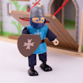 Miniatyrbillede 3 af 4: Middelalderlige træriddere - BIGJIGS - Imiteret legetøj - Blandet - 3 år Flerfarvet