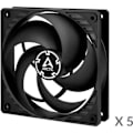 Miniatyrbillede 2 af 4: Case ventilator - ARCTIC - P12 PWM PST Sort (pakke med 5) (ACFAN00137A)