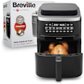 Miniatyrbillede 1 af 4: Fritøse uden olie - Breville - Halo - 7 L - 1700 W - SteamFry teknologi - Sort sort