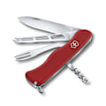 Pikkukuva 3 / 4: Taskulamppu - Victorinox - Juuston mestari - 8 toimintoa - Lukittava terä - Väri Punainen Rød