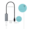 Pikkukuva 4 / 4: i-Tec C31METAL25LAN USB-Ethernet-sovitin - - - i-Tec
