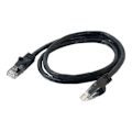 Miniatyrbillede 2 af 4: Tilslutningsledning - C2G - CAT 6 - 1 m - Sort