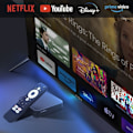 Miniatyrbild 2 av 6: STRONG - LEAP-S3 - Streaming Box Android TV 4K - Chromecast - Wifi 5 - Bluetooth - Google Assistent - Dolby Atmos/Vision - HDR