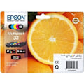 Miniatyrbillede 1 af 2: EPSON Multipack 33 - Appelsiner - Sort, gul, cyan, magenta, fotosort (C13T33374021)