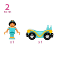 Pikkukuva 4 / 4: Lelu - RAVENSBURGER - Jasmiini ja vaunu - Disney Princess - Sininen/keltainen/musta blå/gul/sort